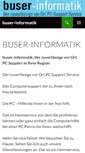 Mobile Screenshot of buser-informatik.ch