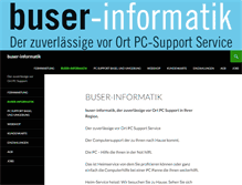 Tablet Screenshot of buser-informatik.ch